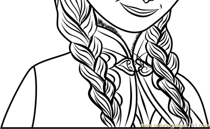 Anna Coloring Page Anna Everfreecoloring Adults