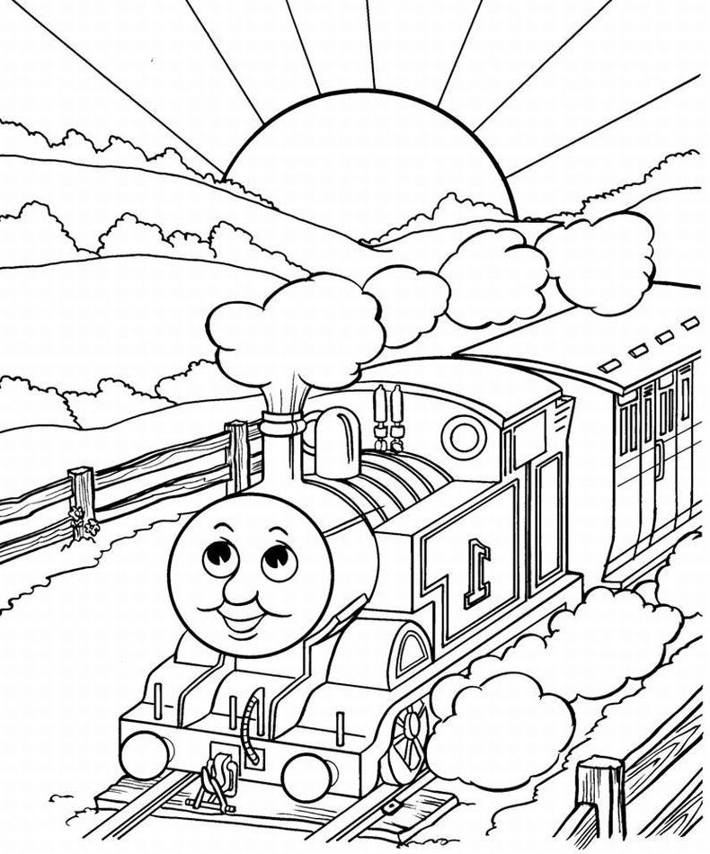 thomas and friends coloring pages henry