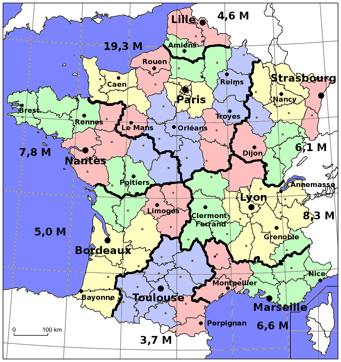 ancien provinces en france carte