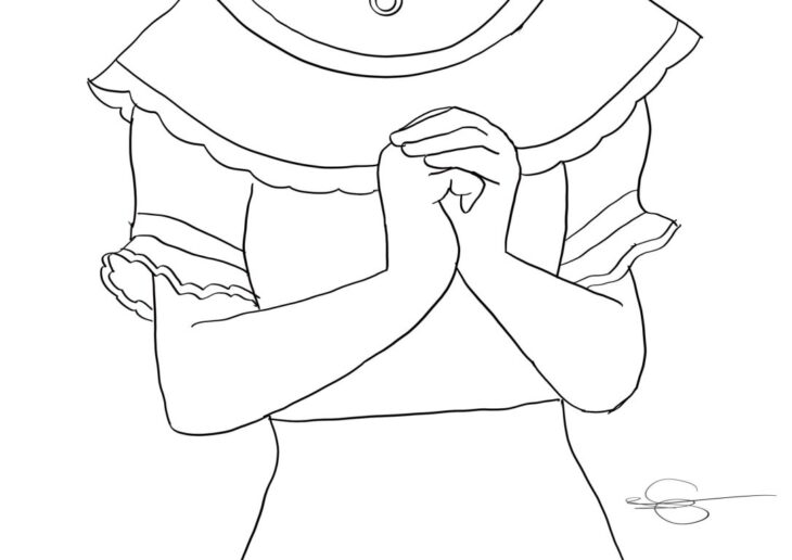 Dolores Encanto Coloring Page Dolores Encanto Kleurplaten