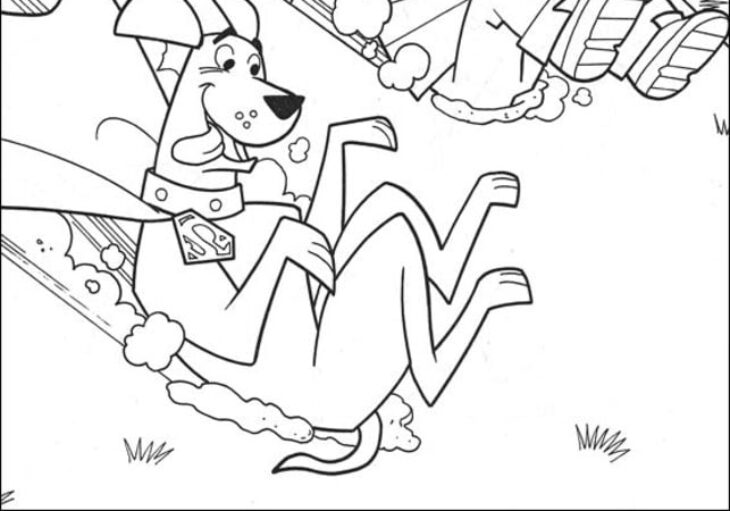 Krypto Coloring Pages Krypto Coloring Picture