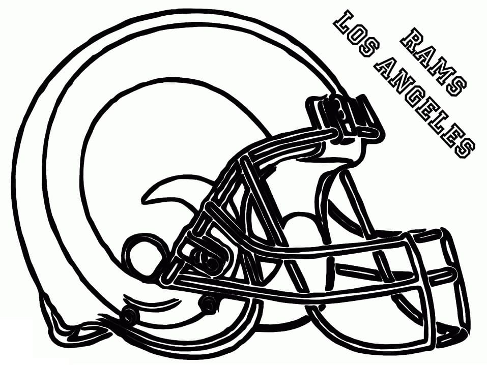 rams football coloring pages