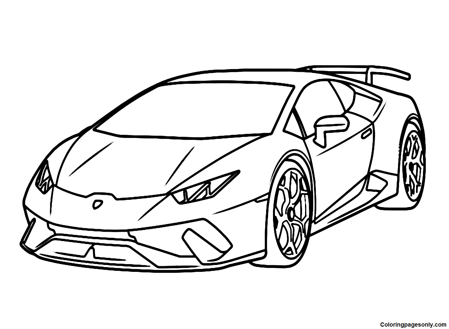 lamborghini coloring pages