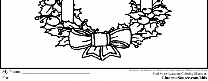 Advent Wreath Coloring Pages Advent Wreath Colouring Page Instant Download Advent For Kids