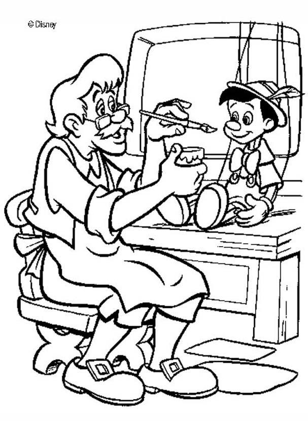 puppet coloring page