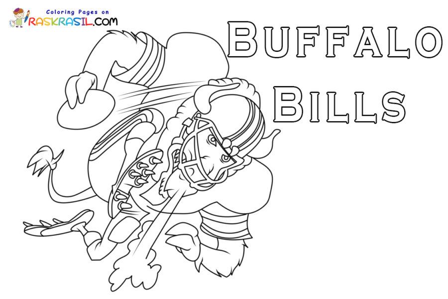 Desenhos de Buffalo Bills para Colorir