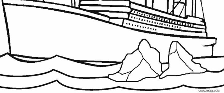 Coloring Pages Of Titanic Titanic Coloring Ship Sank Pages Print Titanik Previous