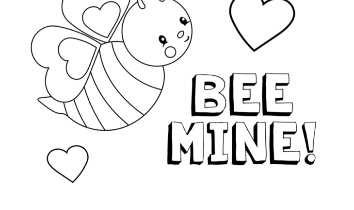 Free Printable February Coloring Pages Coloring Pages February Valentines Kids