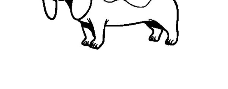 Basset Hound Coloring Pages Basset Hound Dog Coloring Cartoon