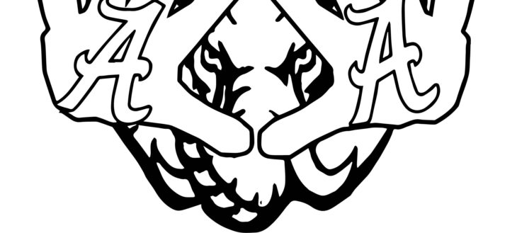 alabama football coloring pages