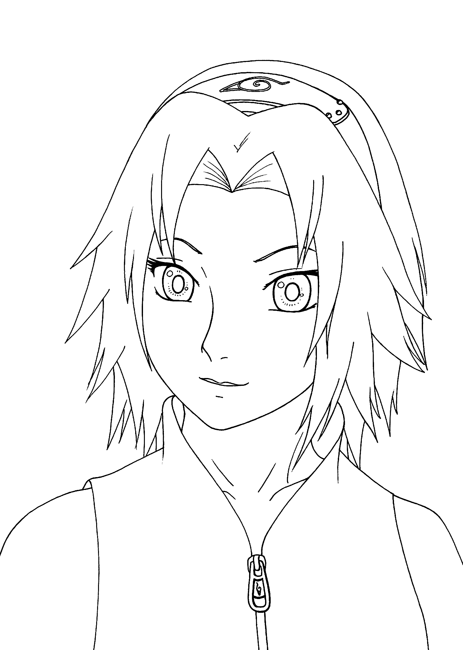 sakura haruno coloring pages