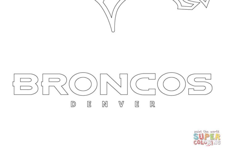 Bronco Coloring Pages Bronco Coloring Pages