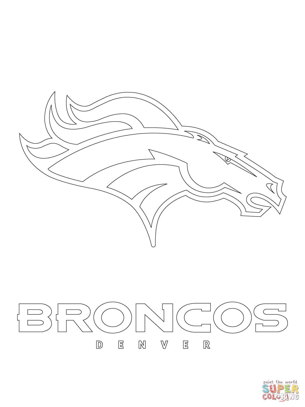 bronco coloring pages