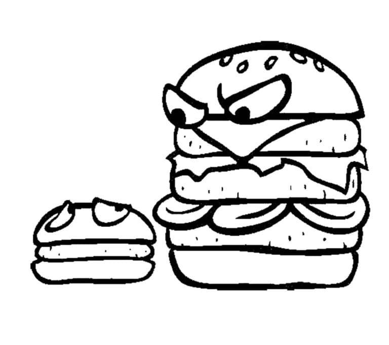 20 dessin a imprimer hamburger pics