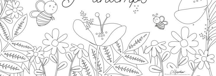 Des Fleurs De Printemps A Dessiner Coloriage Les Fleurs Du Printemps