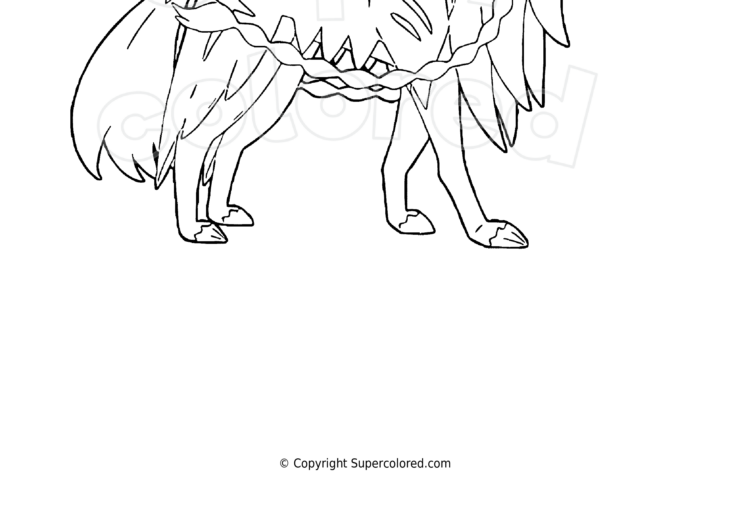 Zacian And Zamazenta Coloring Pages Zamazenta Pokemon Coloring Page For Kids