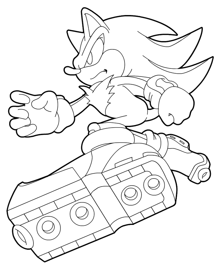 shadow coloring page