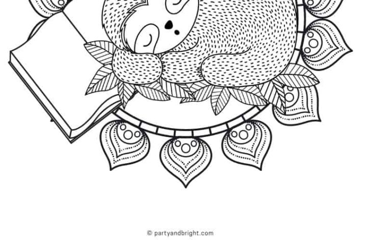 Sloth Printable Coloring Pages Sloth Coloring Pages (34 Free Printables)