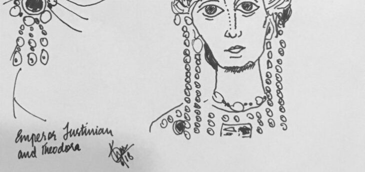 Empress Theodora Coloring Page The Empress Tarot Card Coloring Page