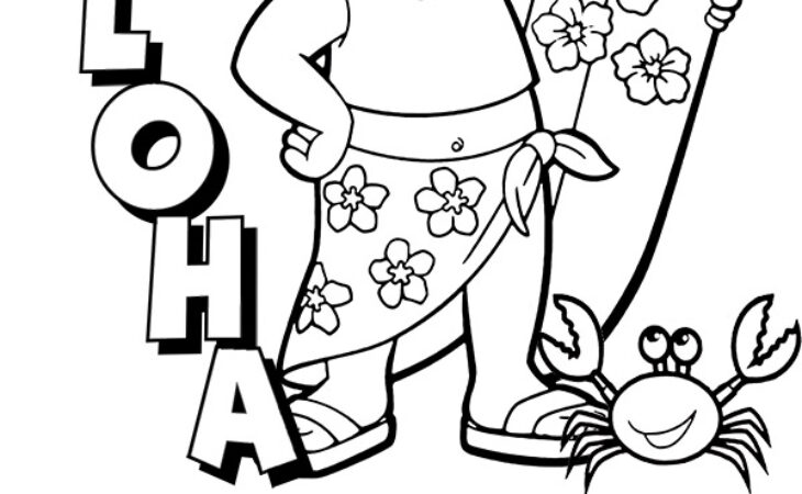 Aloha Coloring Page Coloring Dora Aloha Hawaii Pages Hawaiian Printable Sheets Print Topcoloringpages Explorer Hawaian Children