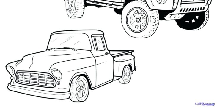 Old Chevy Truck Coloring Pages Chevy Truck Coloring Pages