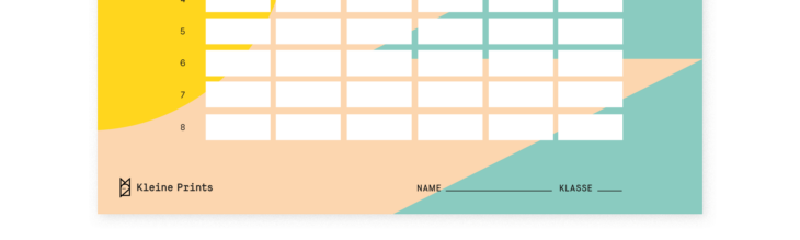 Stundenplan Selbst Gestalten Back To School: Stundenplan Individuell Gestalten + Vorlage Zum Drucken