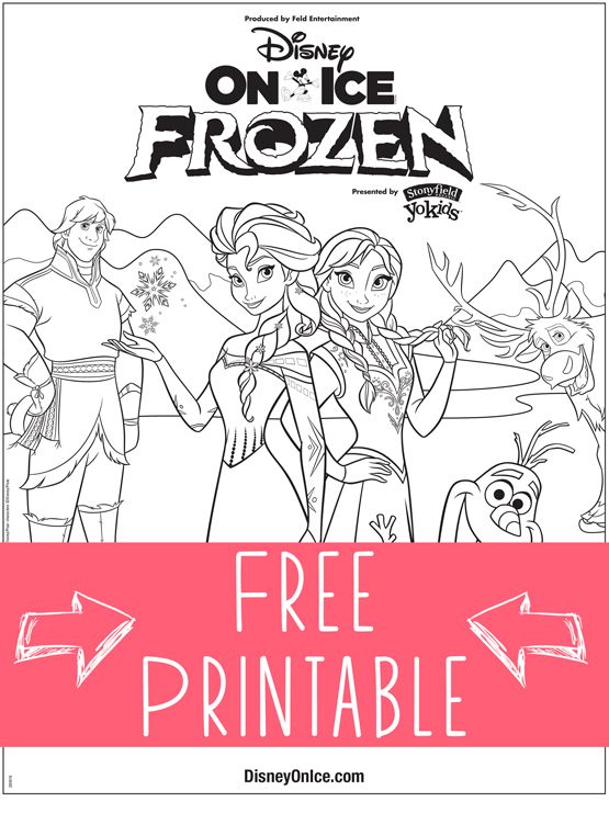 disney on ice coloring pages