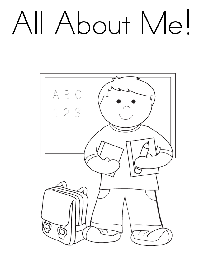 get to know me coloring pages