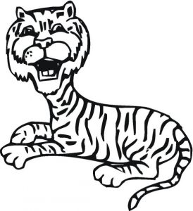 lion and tiger fighting coloring pages