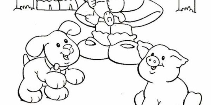 Little People Coloring Page Little People Coloring Pages At Getcolorings.com