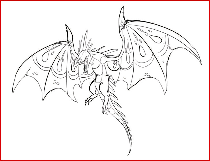 skrill how to train your dragon coloring pages