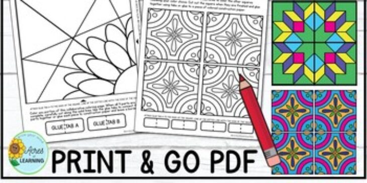 Free Collaborative Coloring Pages Collaborative Colouring Sheets