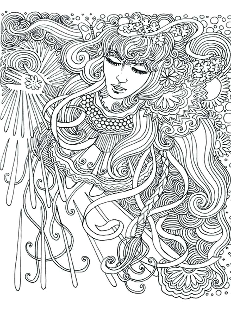 psychedelic coloring pages for adults