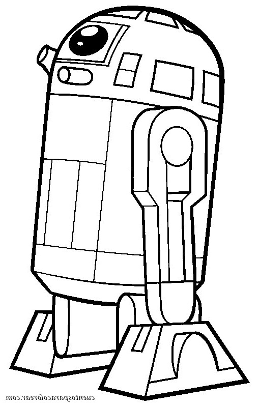 coloriage de r2 d2