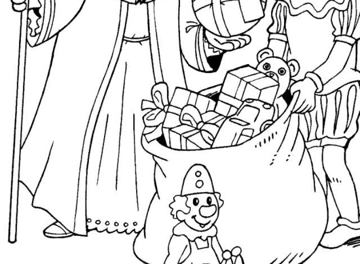 Saint Nicholas Coloring Page Saint Nicholas Coloring Page