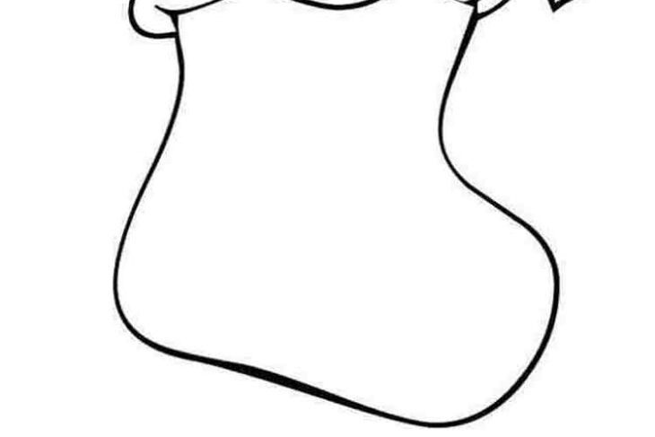 Free Printable Stocking Coloring Pages Printable Christmas Stocking Coloring Pages