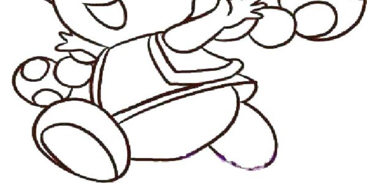 Captain Toad Coloring Pages Toad Coloring