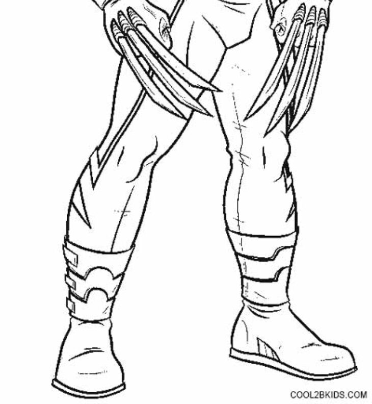 Marvel Wolverine Coloring Pages Get This Picture Of Wolverine Coloring Pages Free For Children S4lii