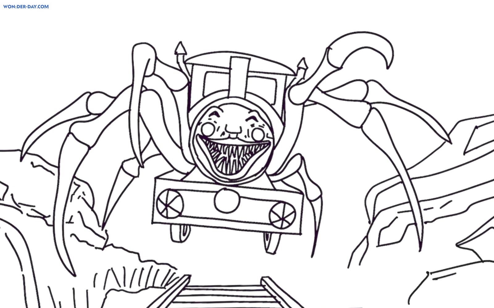 choo choo coloring pages