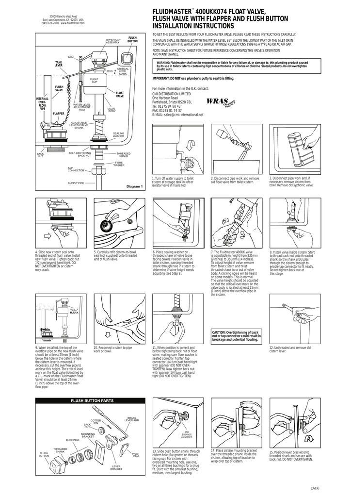 15 fluidmaster 400 instruction manual images