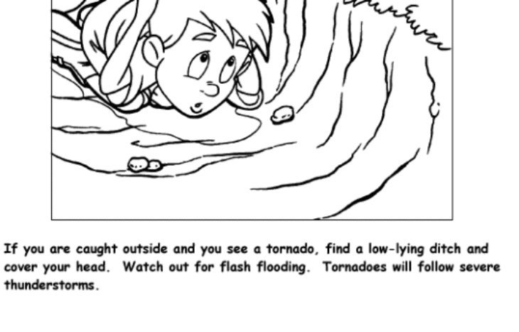 Coloring Pages Tornado Tornado Coloring Pages