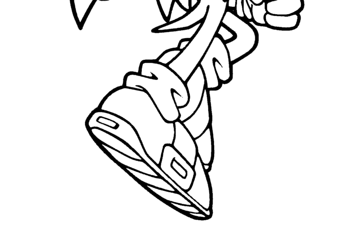 Sonic X Coloring Page Coloring Page