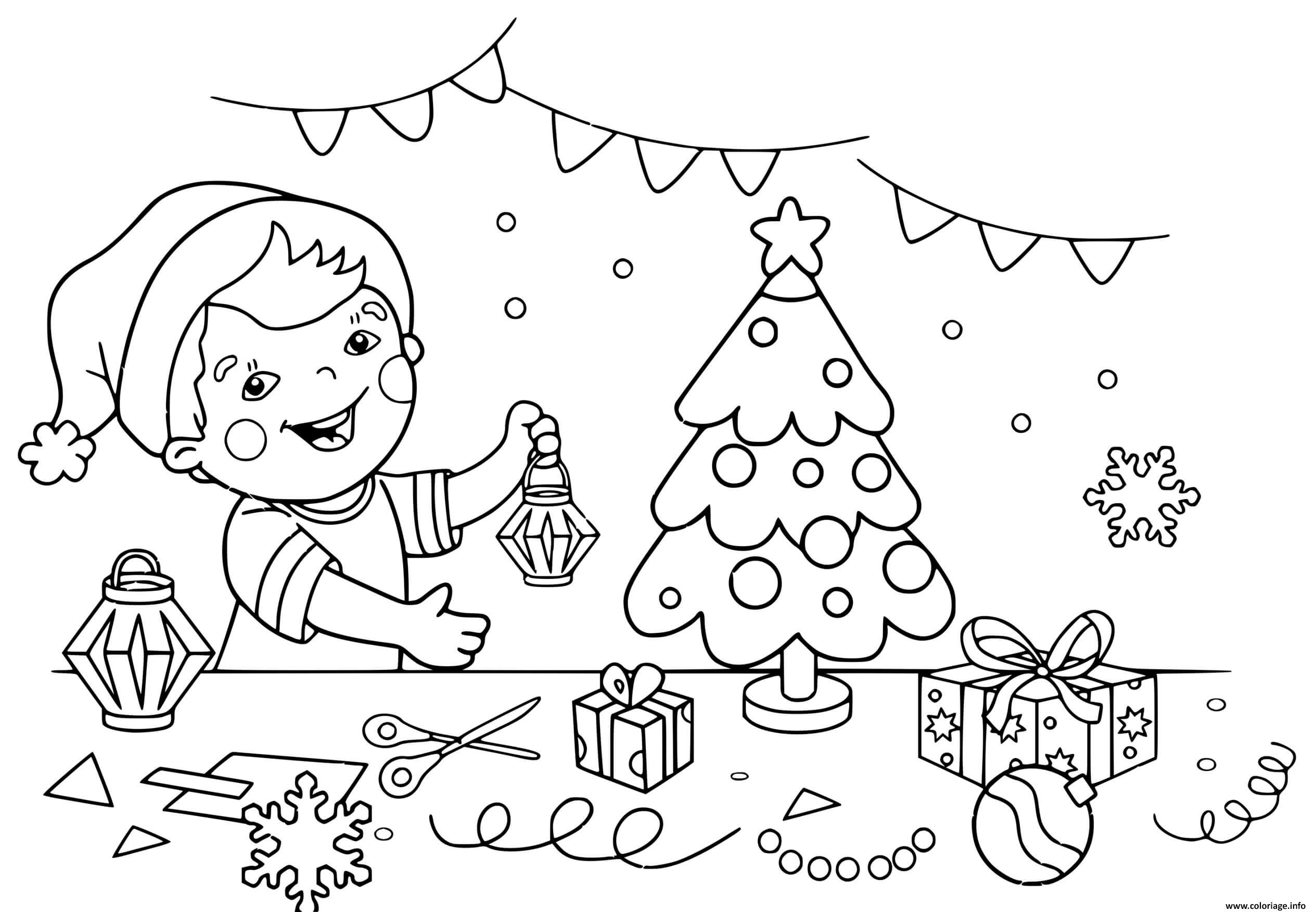 coloriage en ligne noel