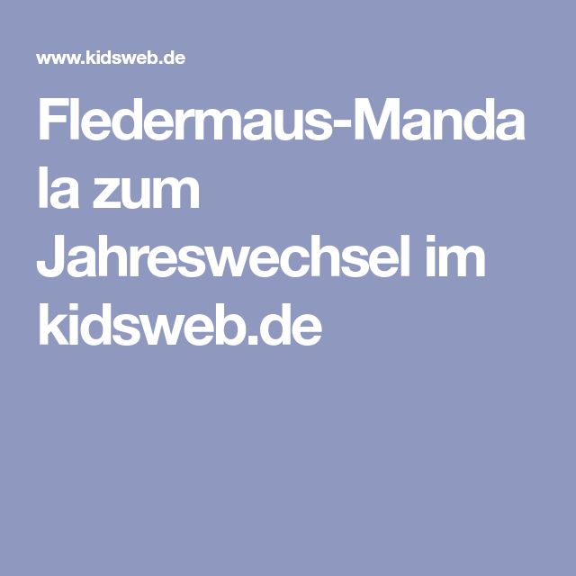 fledermaus kinderseiten