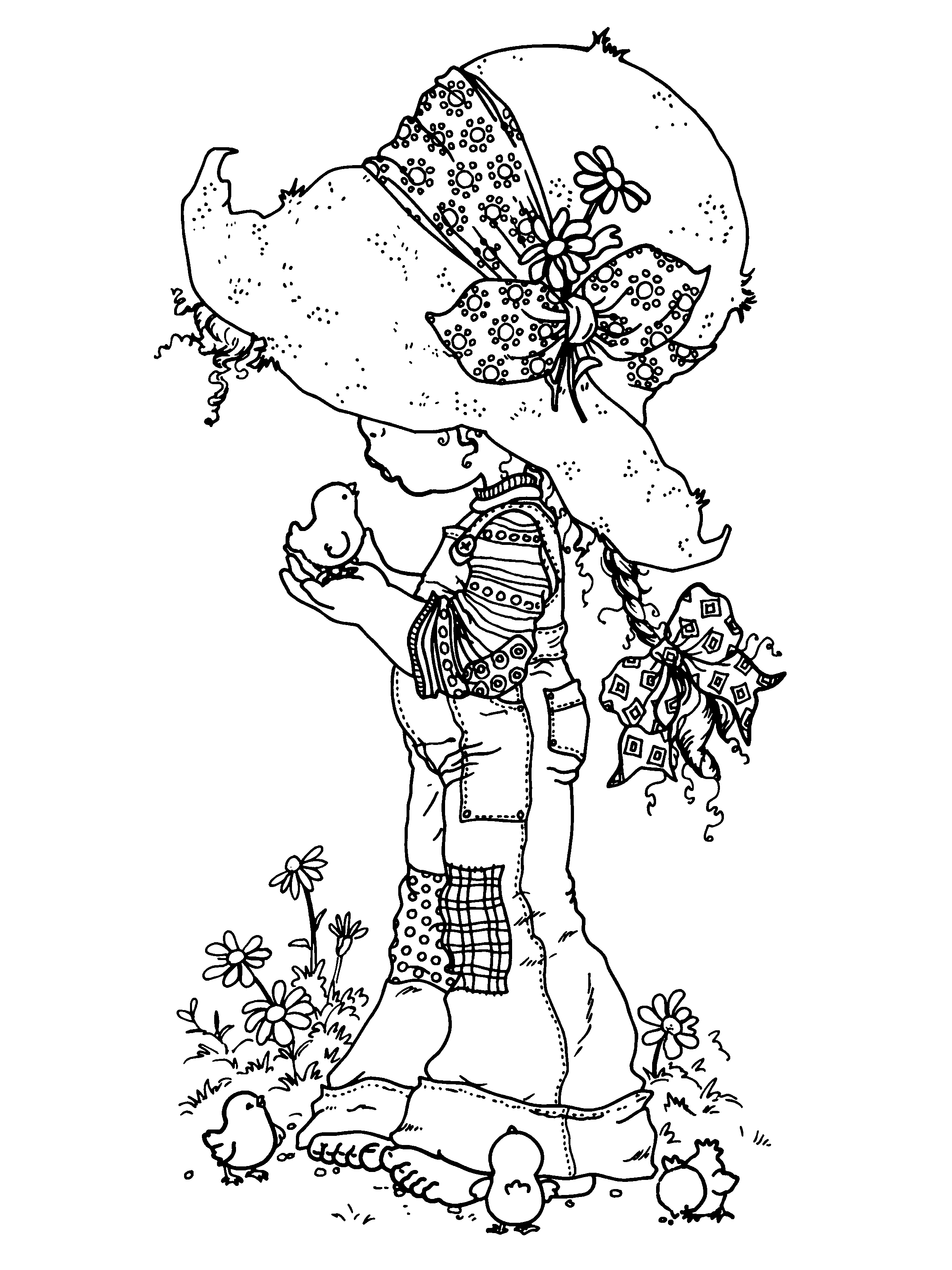 Holly Hobbie coloring pages - Google Search | Coloriage, Image