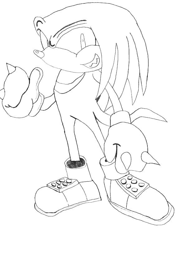 movie knuckles coloring pages