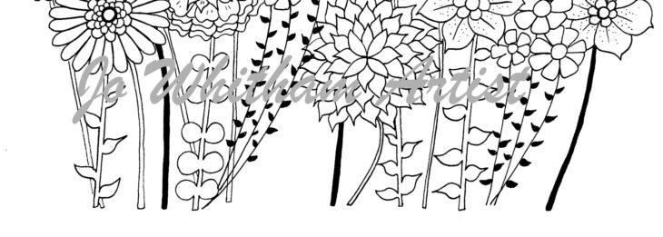 Wildflowers Coloring Page Wild Flowers Colouring Page Adult Coloring, Colouring, Flower Coloring