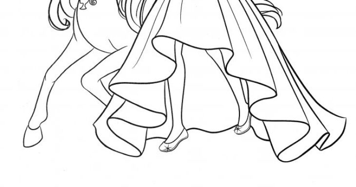 Unicorn Barbie Coloring Page Barbie Coloring Page (50 Free Pdf Printables)