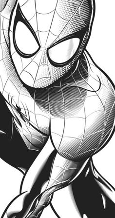 spiderman noir coloring