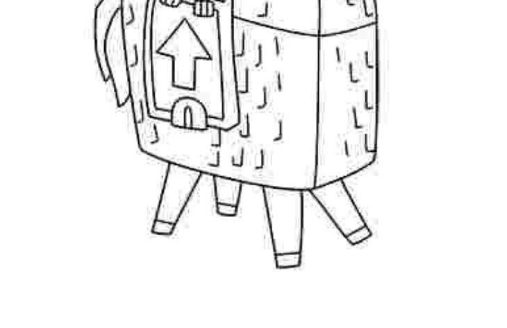 Fortnite Llama Coloring Pages Fortnite Coloring Page With Llama